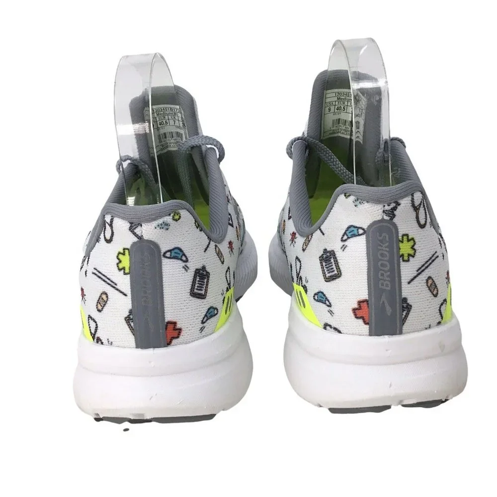 Brooks Launch 8 Sneakers Running Shoes Nurse EMS Medical Women's Size 9 DNA - Picture 9 of 12